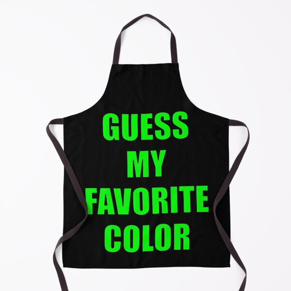 Item preview, Guess My Favorite Color Lime Green designed and sold by artfulnotebook.