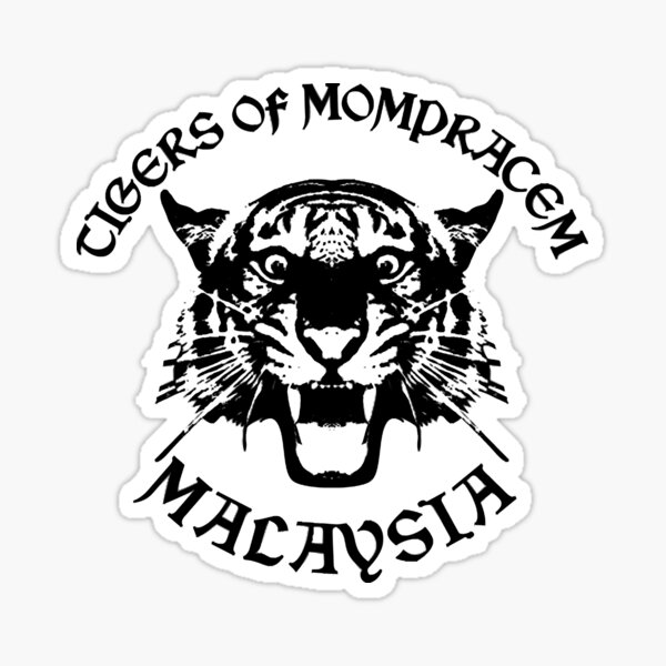 Vista previa del artículo con la obra «Tigres de Malasia», diseñado y vendido por CotyArrah97.