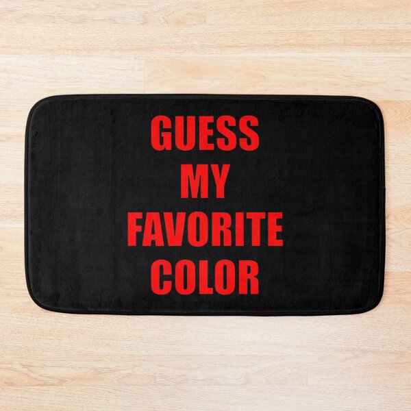 Item preview, Guess My Favorite Color Red designed and sold by artfulnotebook.