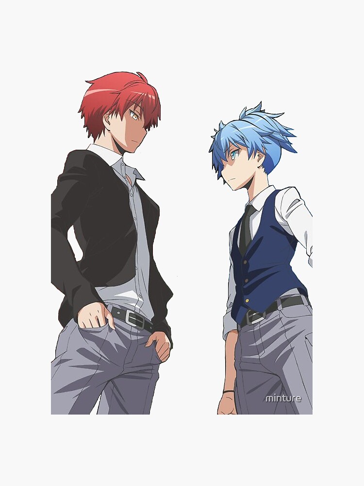 "Nagisa Shiota and Karma Akabane" Sticker for Sale by minture | Redbubble