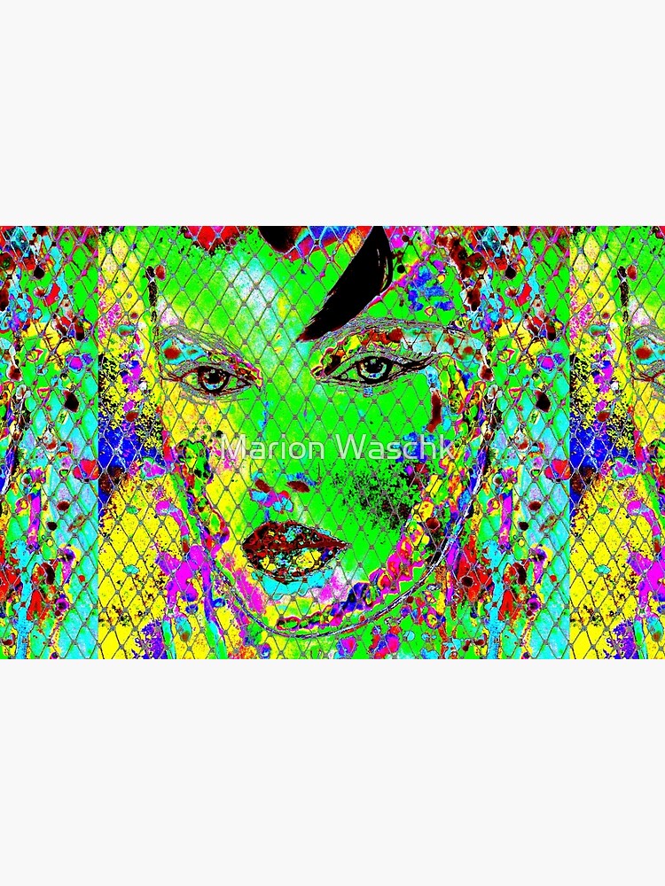 geheimnisvolle Schönheit I - mysterious beauty I - psychodelic-mw art von mwart
