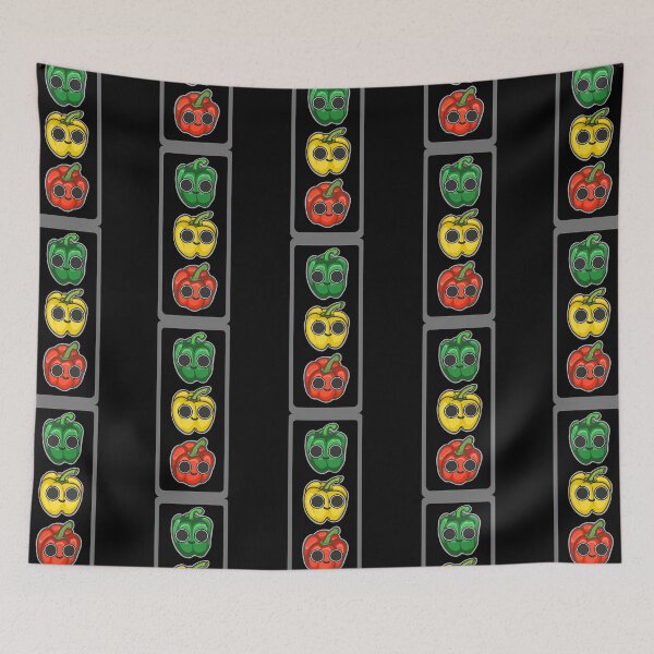 Item preview, Funny bell peppers traffic light  designed and sold by nevangelist.
