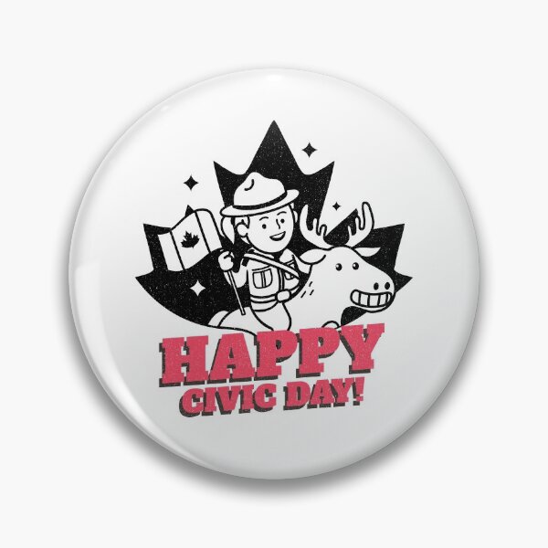 Item preview, Happy Civic Holiday National Design designed and sold by MixtApparel.