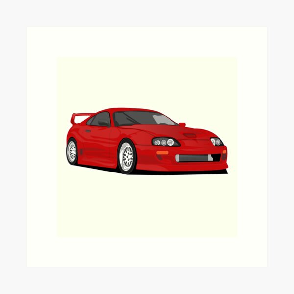 Red Supra, It's Supra Time! Art Print