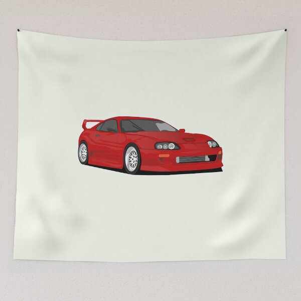 Aperçu de l'œuvre Supra rouge, c'est l'heure de la Supra ! créée et vendue par sentosaendah.