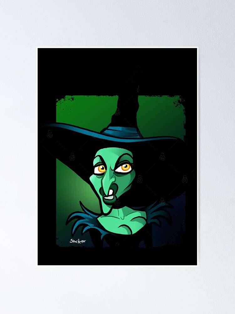 Wicked Witch Poster By Kshadeninno Redbubble