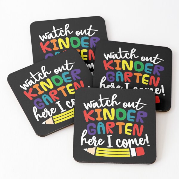 Item preview, Kids Watch Out Kindergarten Here I Come Girls Kindergarten designed and sold by ZimbomDesigner.