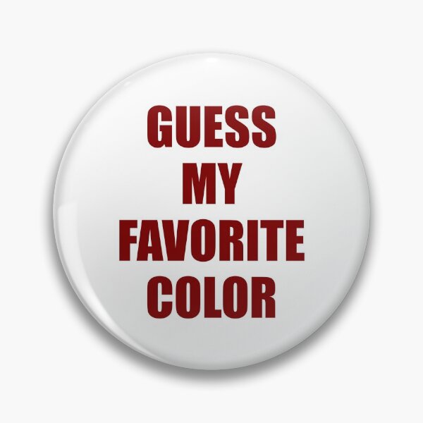Item preview, Guess My Favorite Color Maroon designed and sold by artfulnotebook.