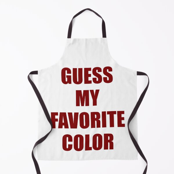 Item preview, Guess My Favorite Color Maroon designed and sold by artfulnotebook.