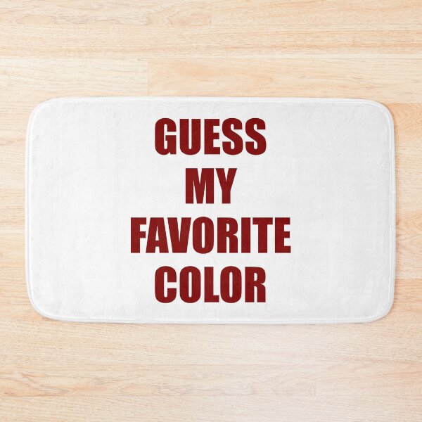 Item preview, Guess My Favorite Color Maroon designed and sold by artfulnotebook.