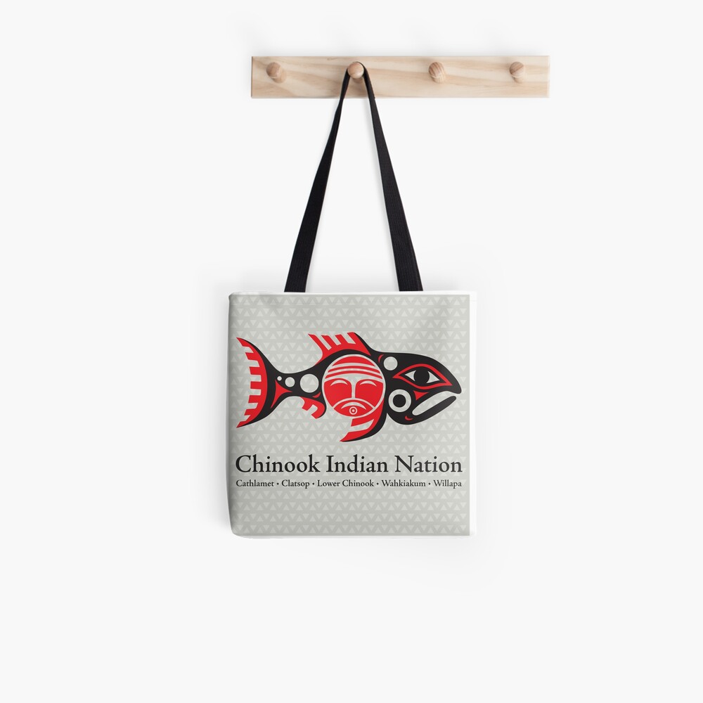 Stylish Vintage Chinook Salmon Fish Tote Bag - Perfect for Fishing