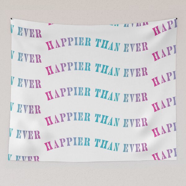 Item preview, Happier than ever #1 designed and sold by graceisapayne.