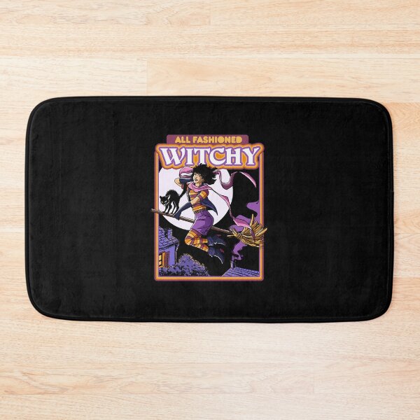 Item preview, All Fashioned Witchy girl and Black cat Witchcraft Vintage  designed and sold by ShiersJameon.