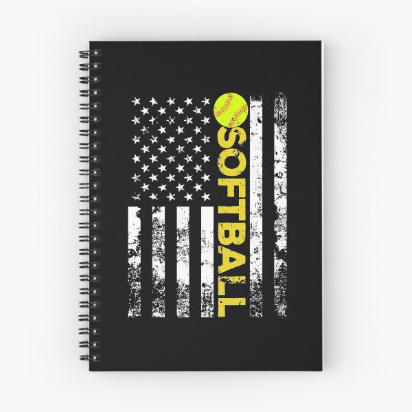 Item preview, American Flag Softball Team Gift designed and sold by ClareMadelane.