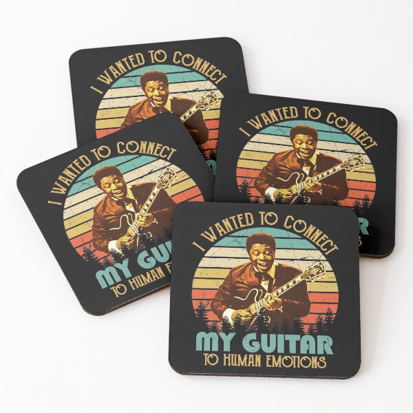Item preview, Retro BB King Tees I Wanted To Connect My Guitar Vintage Style designed and sold by KingBZawadzka.