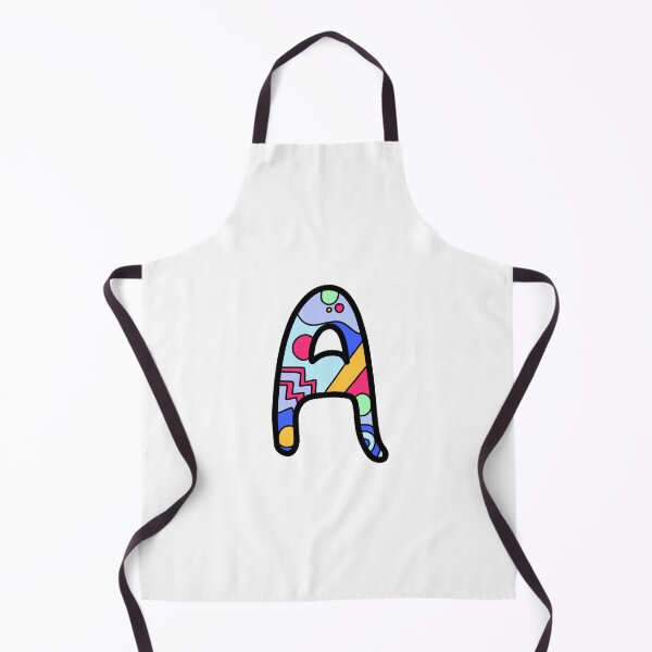 Item preview, Letter A with doodles designed and sold by Rocky Designs.