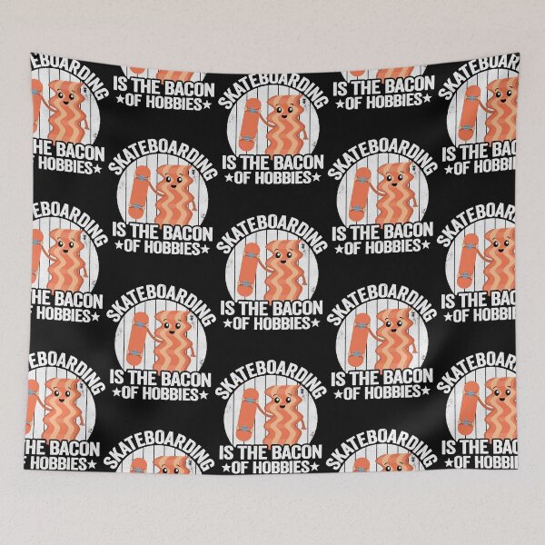 Item preview, Skateboarding Is The Bacon Of Hobbies Funny Skateboard  designed and sold by labrumitt.