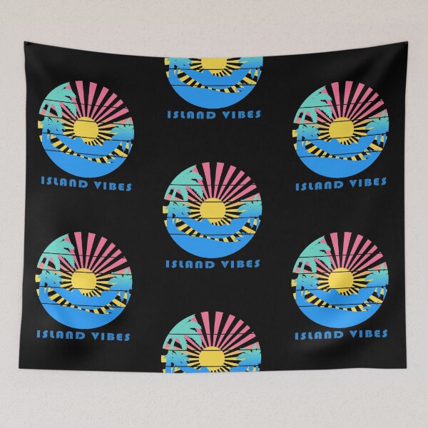 Item preview, Island Vibes Sunset Hammock sticker sheet designed and sold by MOP-tees.