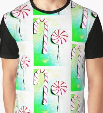 Christmas - Christmas baking, candy canes, lollipops - Weihnachtsbäckerei, Zuckerstangen, Lolipops Graphic T-Shirt