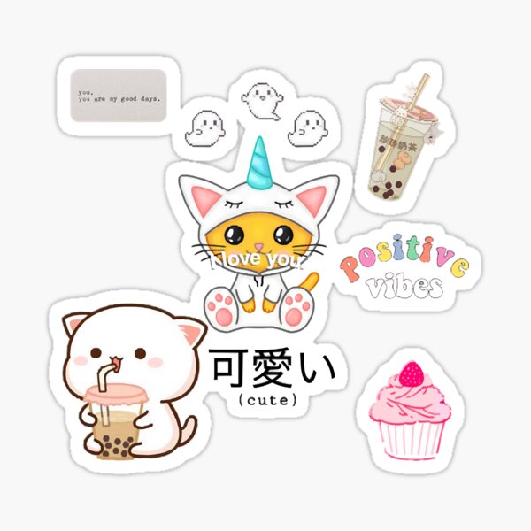 Item preview, Kawaii cat loves boba  designed and sold by labrumitt.