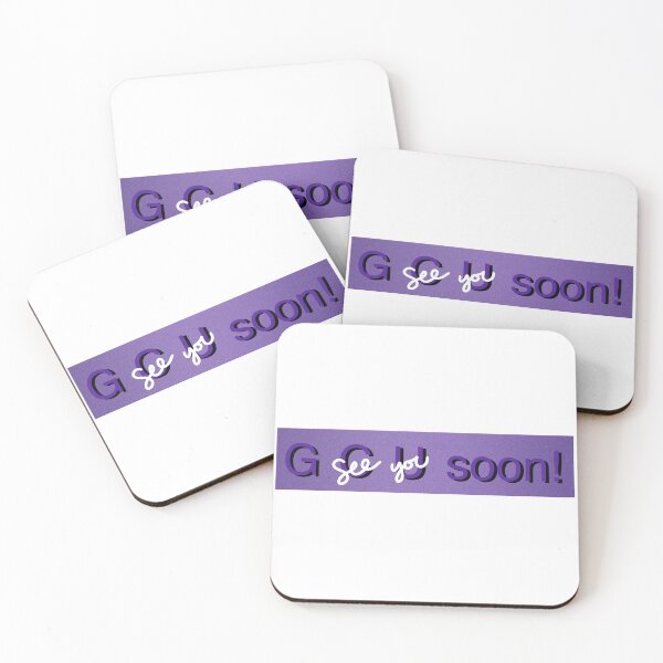 Item preview, G See You Soon Purple Rectangle designed and sold by Mghoward19.