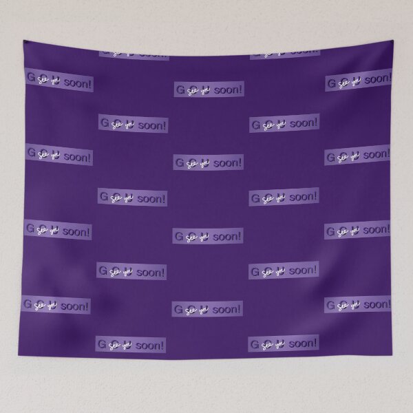 Item preview, G See You Soon Purple Rectangle designed and sold by Mghoward19.