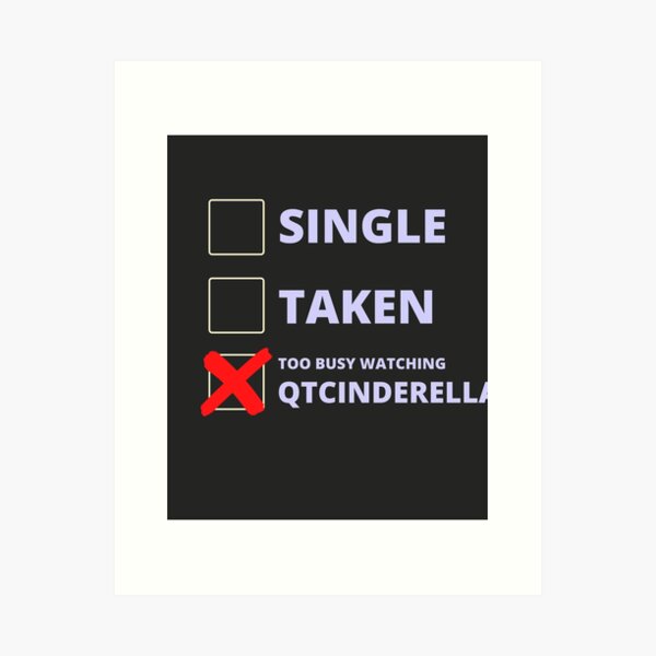 qtcinderella merch logo Mounted Print for Sale by juro-jtk-tattoo