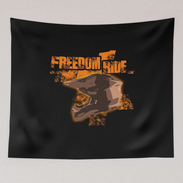 Item preview, Freedom Ride - Motocross Helmet design designed and sold by Tatzki-Design.