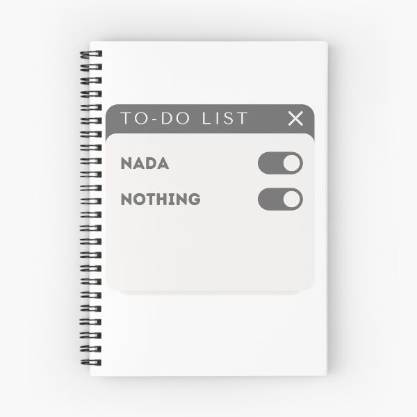 Item preview, To do list nada designed and sold by YuneDesigns.