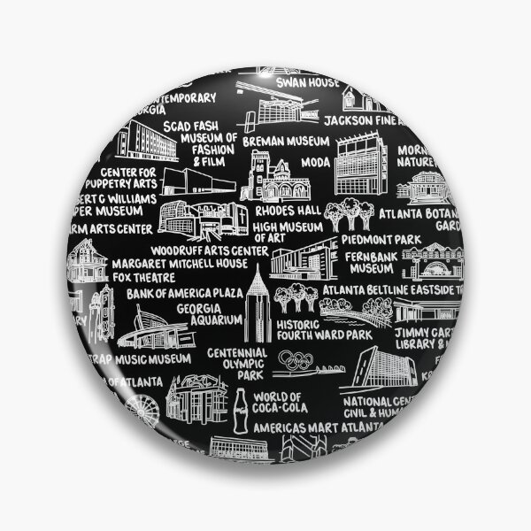 Item preview, Atlanta Map  designed and sold by fiberandgloss.