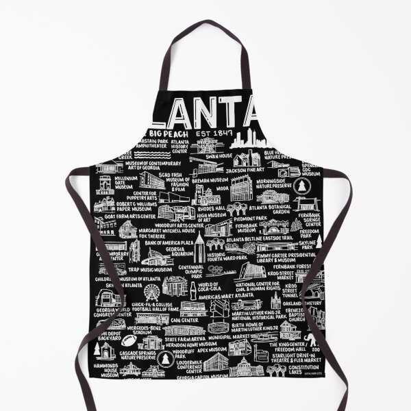 Item preview, Atlanta Map designed and sold by fiberandgloss.