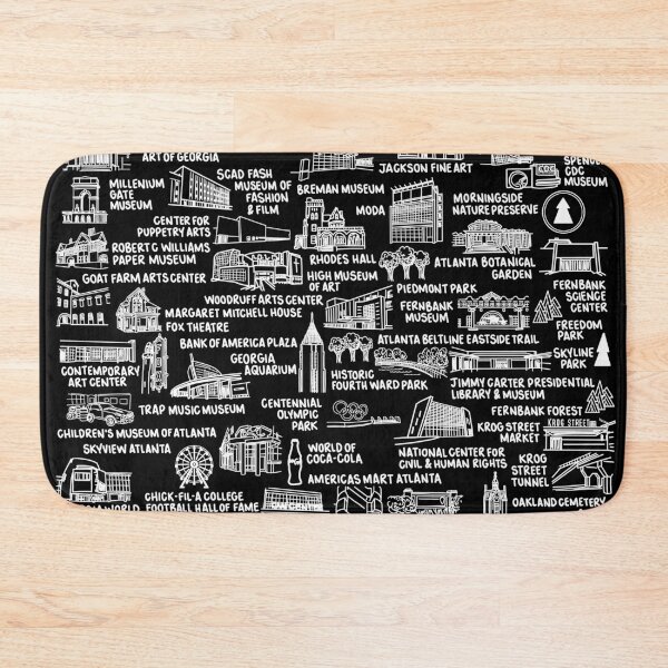Item preview, Atlanta Map  designed and sold by fiberandgloss.