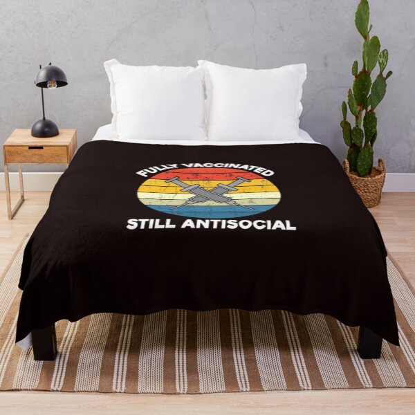 Item preview, Fully-Vaccinated-Still-Antisocial designed and sold by Clowed1993.