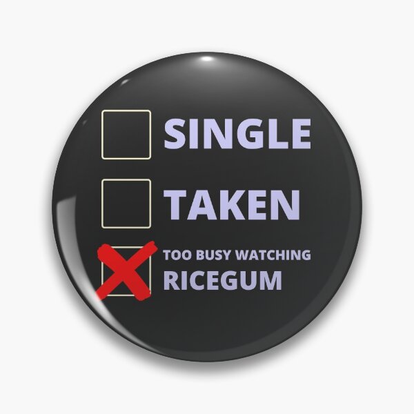 Item preview, Ricegum Funny Single Taken designed and sold by LAST WEEK'S STOLEN AESTHETICS.