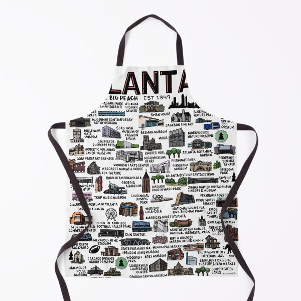 Item preview, Atlanta Map designed and sold by fiberandgloss.