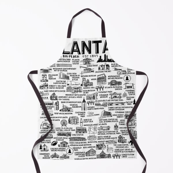 Item preview, Atlanta Map designed and sold by fiberandgloss.