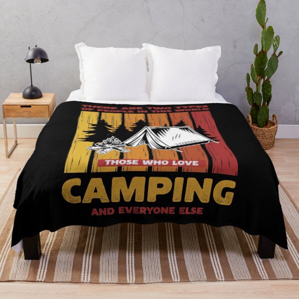 Item preview, Retro Camping Two Types of People designed and sold by Uppercase Tees.
