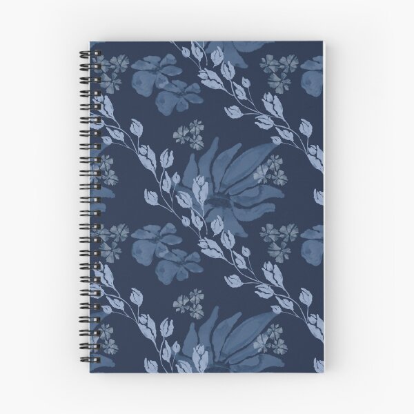 Item preview, Blue floral prints  designed and sold by DaisySun187.
