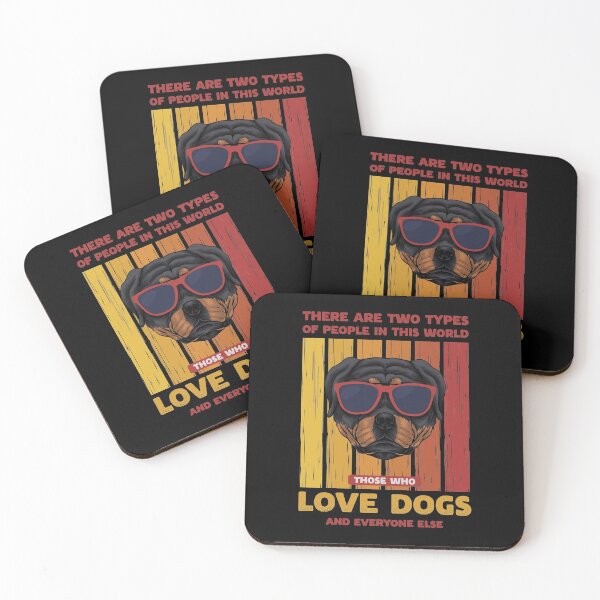 Item preview, Retro Rottweiler Two Types of People designed and sold by Uppercase Tees.
