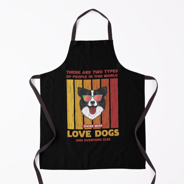 Item preview, Retro Border Collie Two Types of People designed and sold by Uppercase Tees.