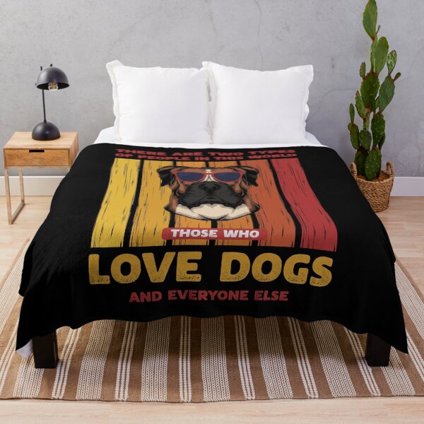 Artikelvorschau, Retro Boxer Hund Zwei Arten von Menschen entworfen und verkauft von Uppercase Tees.