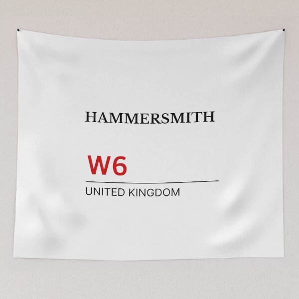 Item preview, Postcode Hammersmith W6 United Kingdom designed and sold by Yayatachdiyat0.