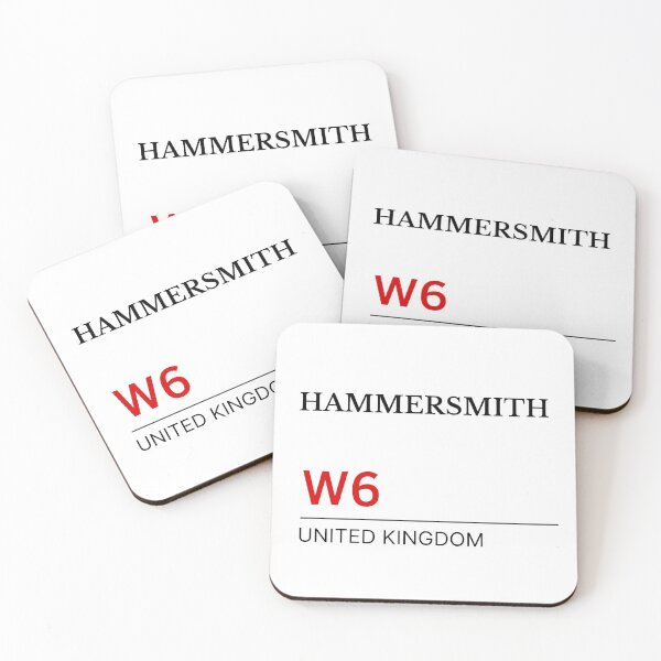 Item preview, Postcode Hammersmith W6 United Kingdom designed and sold by Yayatachdiyat0.