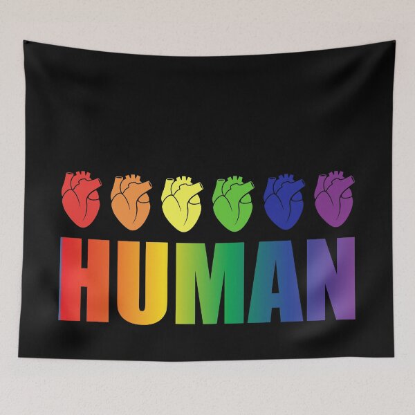 Item preview, Pride Human Rainbow Anatomical Hearts  designed and sold by QuidnuncDesigns.