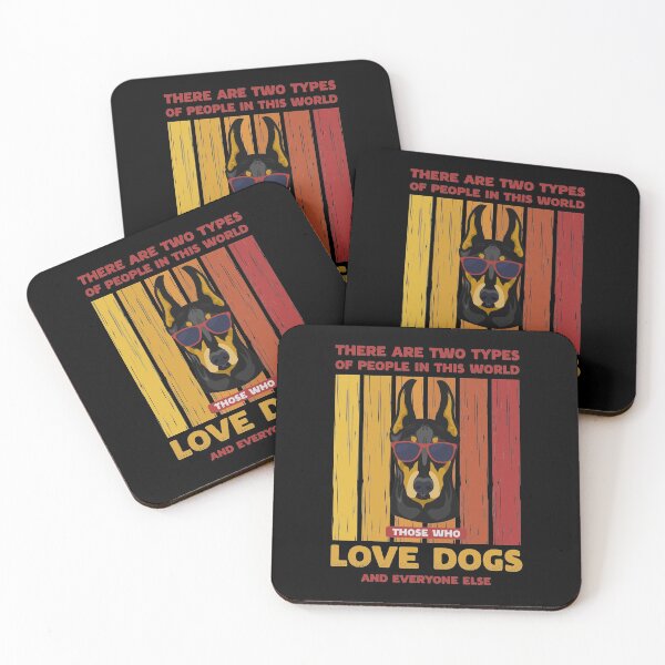 Item preview, Retro Doberman Two Types of People designed and sold by Uppercase Tees.