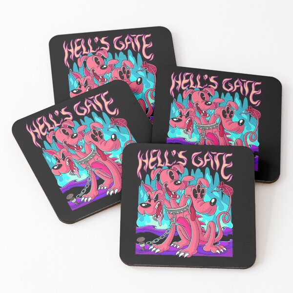 Item preview, Blackcraft Kawaii Cerberus Hell's Gate Retro Cartoon Pastel Goth designed and sold by AlteregoShop.