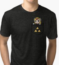 Legend Of Zelda - Pocket Zelda Tri-blend T-Shirt