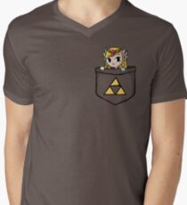 Legend Of Zelda - Pocket Zelda Men's V-Neck T-Shirt