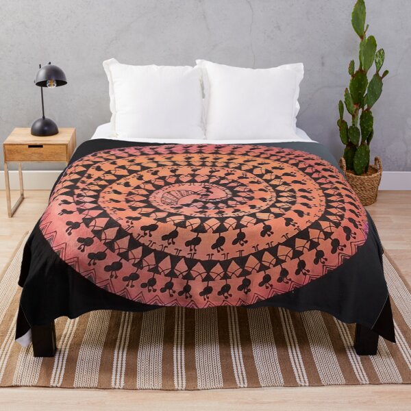 Item preview, Hand Drawn Spiral Warli Folk Artwork designed and sold by Dream Bloom Gallery.