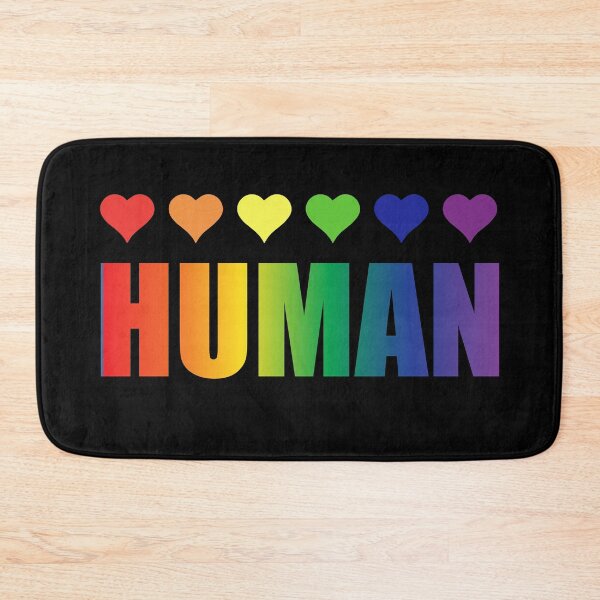 Item preview, Pride Human Rainbow Hearts Symbol designed and sold by QuidnuncDesigns.